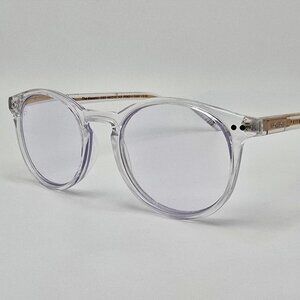 Prive Revaux The Maestro Clear Gold Frame +2.50 Blue Light Reading Glasses 49mm